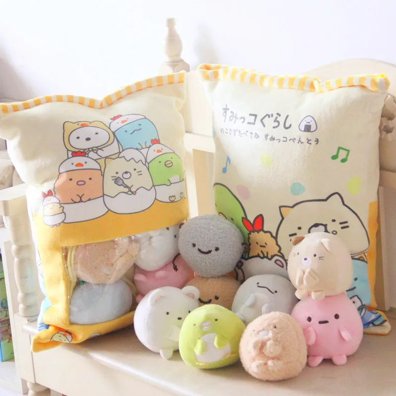 8 шт./пакет Sumikko Gurashi плюшевая игрушка San-X Аниме Тоторо клубника мой герой Академия