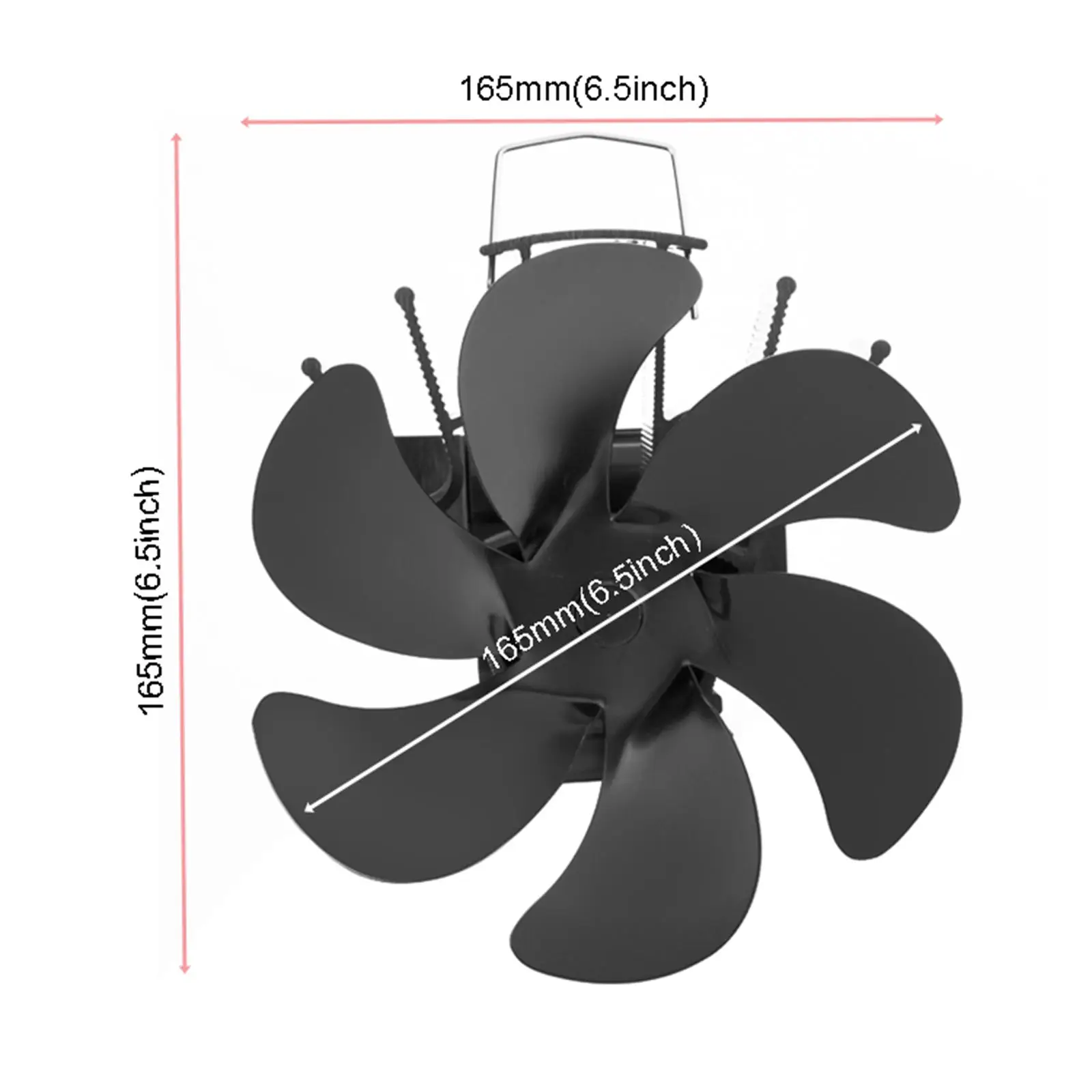 

Энергосберегающий вентилятор для деревянной плиты с 6 лопастями