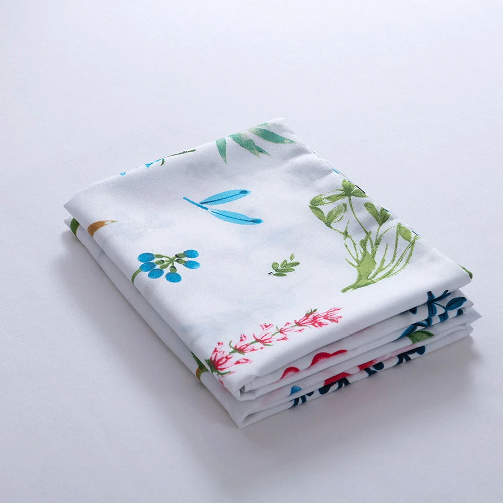 Пара наволочек для подушек маленькие свежие деревья цветочный принт Квадратные