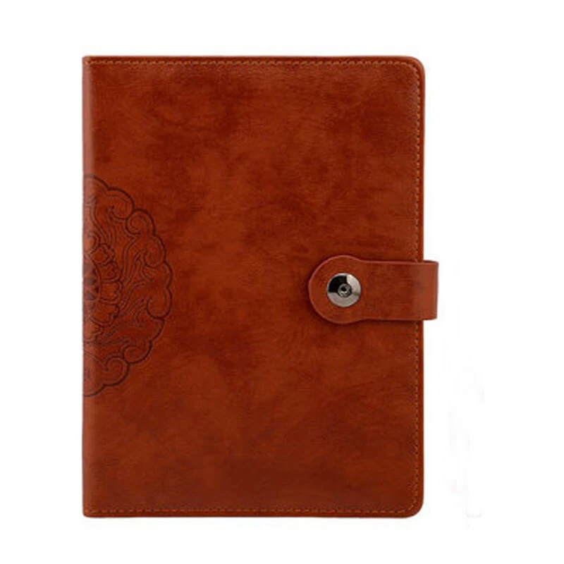 Wine Red A5 искусственная кожа весна записная книжка с застежкой, 80 GSM внутренние бумаги, 95 листов TPN030 - Цвет: Wine Red