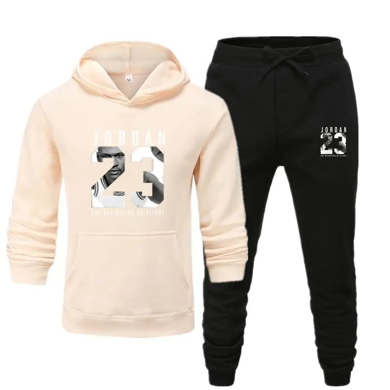 

2021 Spring Men's Sets 2set Piece Men Fashion Hoodie Casual Sportswear + Pants Sweatshirt Sports Suit Men Sets Men's Clothing