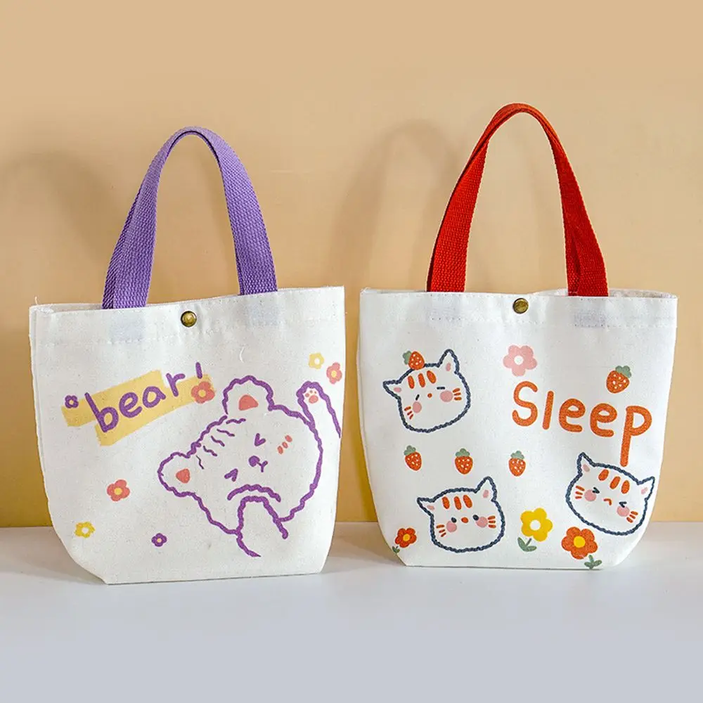 

2021 New Fashion Cartoon Japanese Korean Animal Fashion Canvas Women Handbags Travel Bags Daily Shoulder Bags Tote Bag