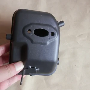 Выхлопной глушитель B45 подходит для SHINDAIWA B45LA INTL Бензопила Цепная пила черный металлический глушитель стриммер кусторез Бесплатная доставка