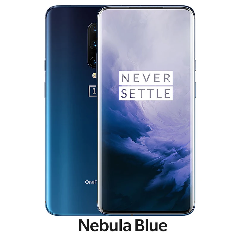 Синий OnePlus 7 Pro Global rom 4G смартфон 256GB Snapdragon 855 камера 48 МП 6,67 ''Fluid AMOLED 2K разрешение UFS 3,0 Тройная камера - Цвет: Синий