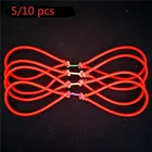 510 шт.компл. Рыбалка резинкой съемки Рыбы Захвата с эффектом рогатки, высокие эластичные ловли для рыба-стрелка для наружной фотосъемки