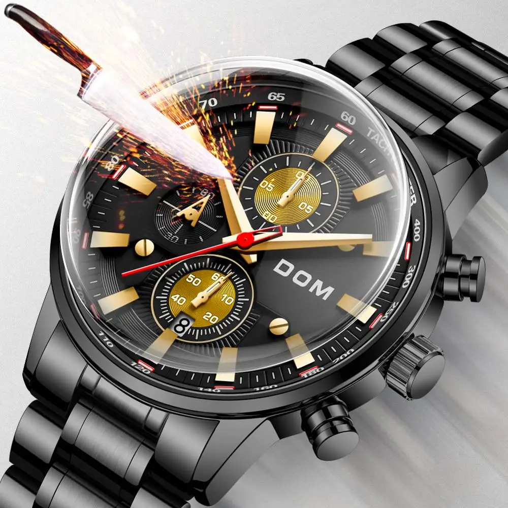 

Часы наручные мужские креативные, модные роскошные деловые водонепроницаемые спортивные
