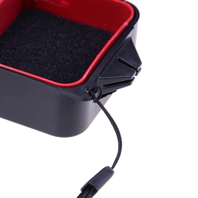 Многофункциональный 2 отделения рыболовный ящик Пластик червь земляной приманка