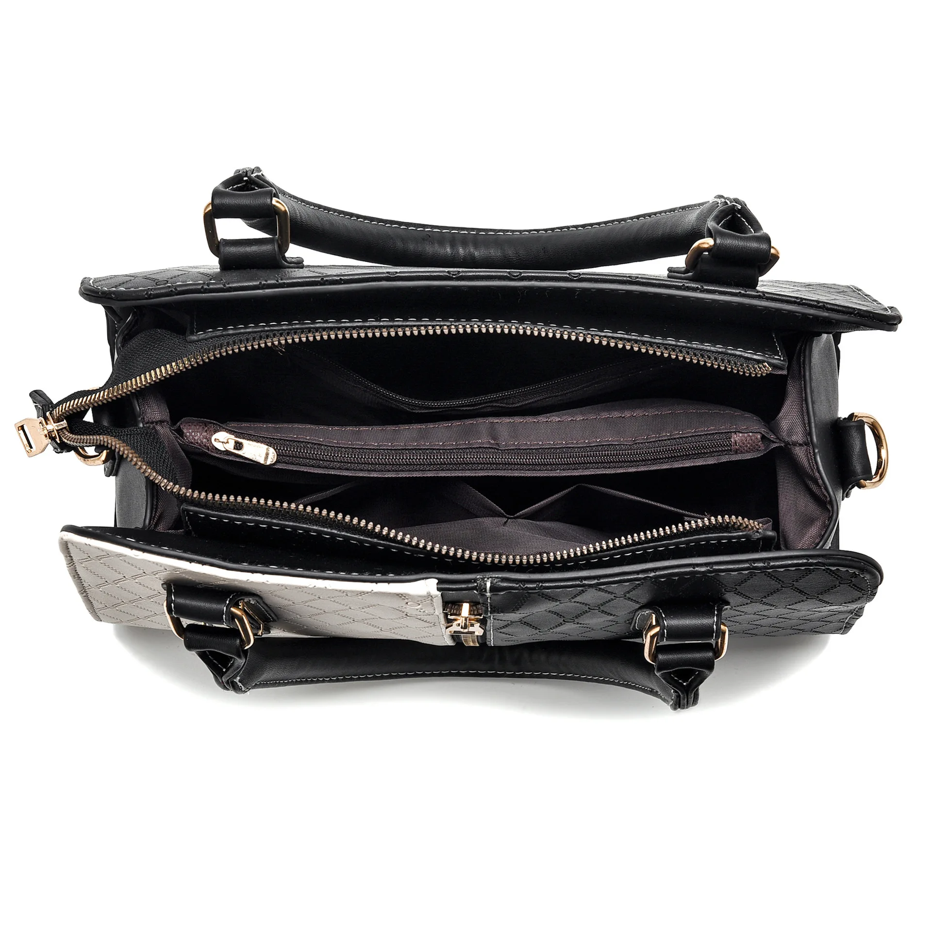 

2021Color Matching Women Handbag Fashion PU Leather Shoulder Crossbody Bag Brand Casual Designer Female Large capacity Tote bag