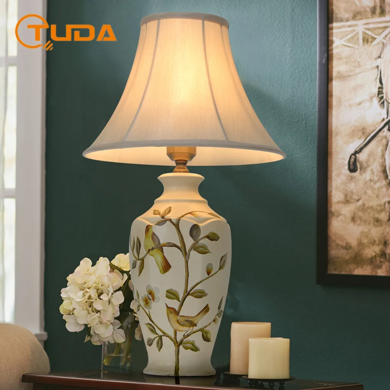 Туда американская белая как старая фарфоровая Ручная роспись цветок и птица