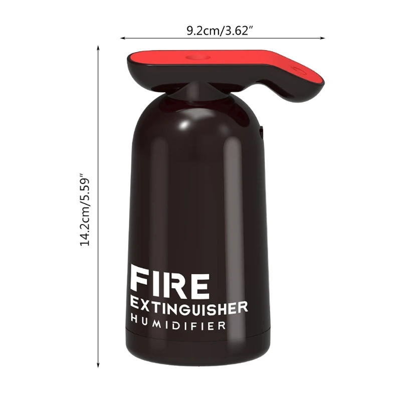 

Creative Fire Extinguisher Shape Car Air Humidifier USB Mist Maker Fogger Ultrasonic Cool Water Aroma Diffuser for Home X37C