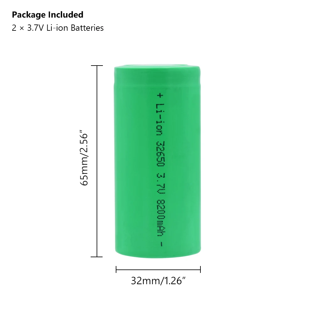 3 7 v 8200mAh литий ионная аккумуляторная батарея 32650 батареи тока для резервного