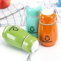 portable creative 300ml vacuum flask outdoor thermal cup penguin coffee sports stainless steel water bottle mug children cups