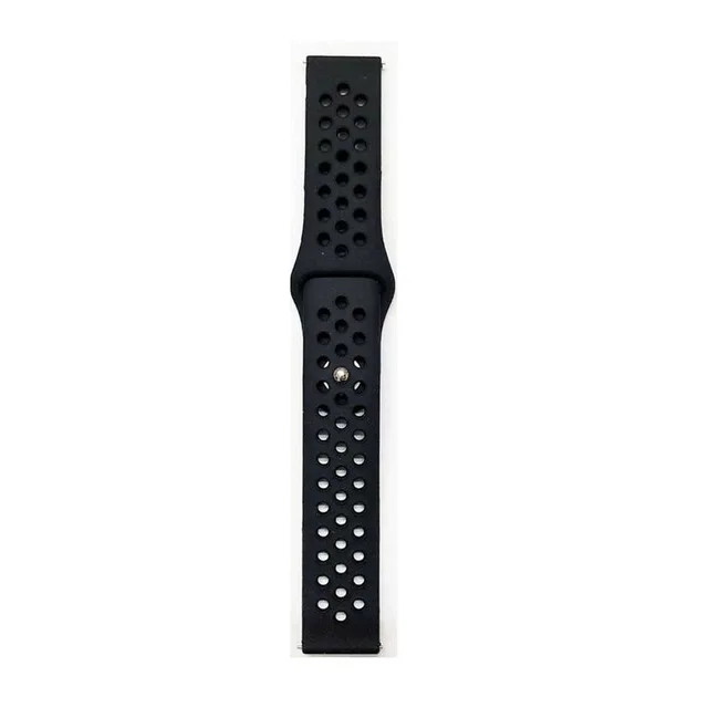 22 мм силиконовый браслет ремешок для Huami Amazfit GTR 47 мм Pace Stratos сменный спортивный ремешок для huawei Watch GT Honor Magic Dream - Цвет: Style 1-Black