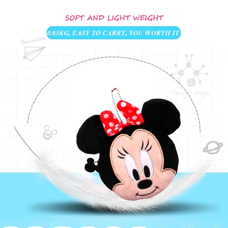 Новый Кошелек для рук Disney Детский плюшевый бумажник с монетницей кошелек Марвел