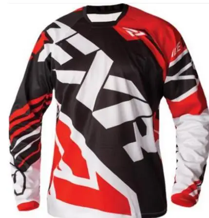 DH Motocross MX FXR manga larga MTB Jersey Cruz pais motocicleta cuesta abajo mtb jersey motocross|Майки для велоспорта| |
