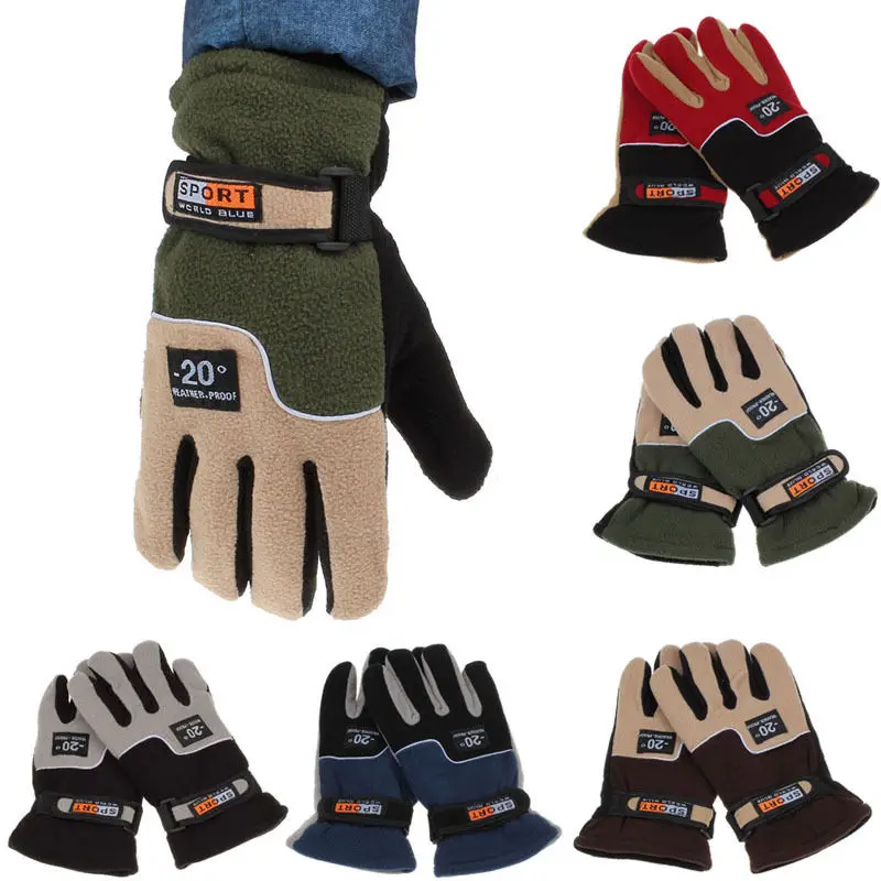 

Windproof Men Winter Warm Gloves Motorcycle Ski Snowboard Sports Gloves Mitten