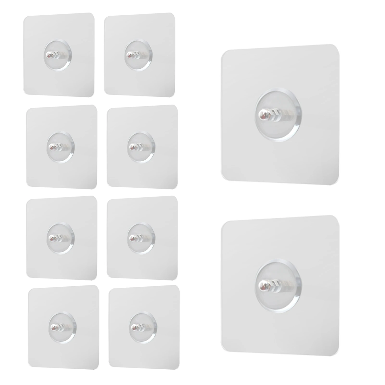 

Pcs 6x6cm Transparent Strong Self Adhesive Door Wall Hangers Hooks Suction Heavy Load Rack Cup Sucker for Kitchen Bathroom right