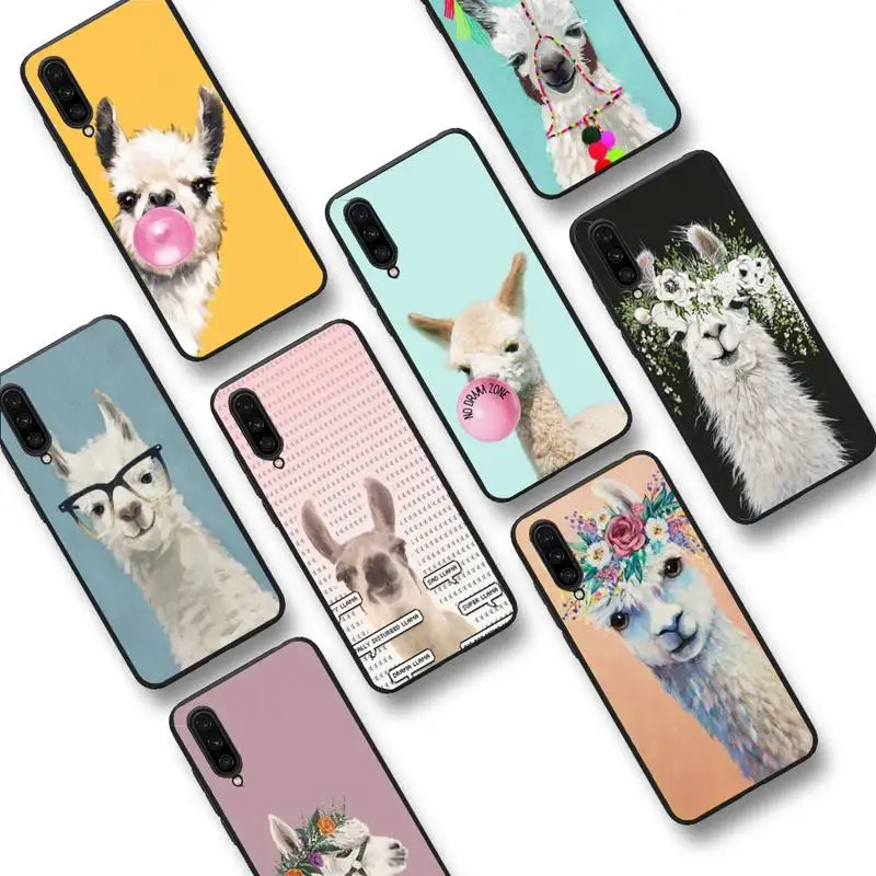 

Llama Alpaca pattern Phone Case For Xiaomi mi9 mi8 F1 9SE 10lite note10lite Mi8lite Coque for xiaomi mi5x