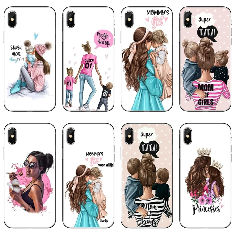Прозрачный чехол baby Mama Super Mom Girl Для Huawei Mate 20 10 9 P30 P20 P10 P9 pro Lite P Smart plus 2019|Бамперы| |