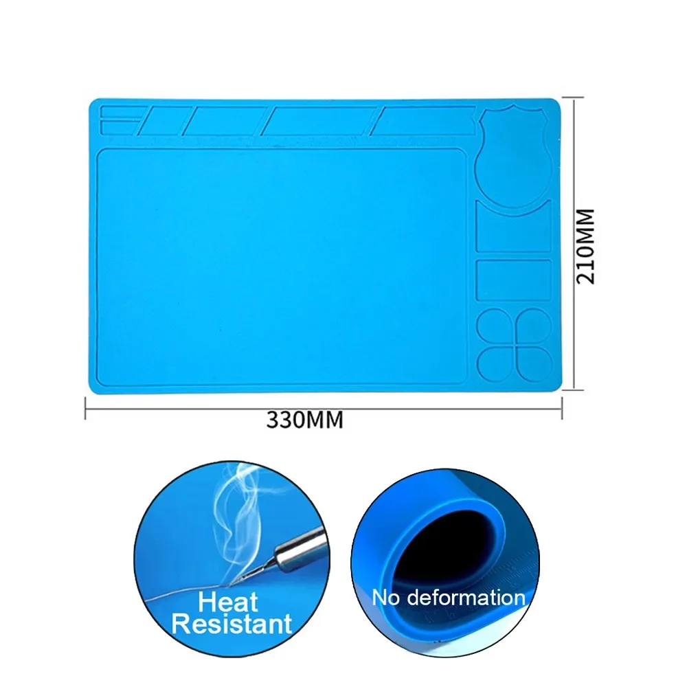 

Anti-Static Heat-Resistant Maintenance Heat Insulation Working Repair Pad High Temperature Insulation Silicone Work Mat