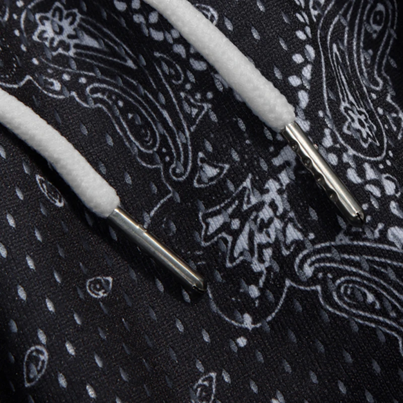 

2021 Hip Hop Harajuku Shorts Streetwear Bandana Paisley Pattern Print Jogger Short Pants Men Elastic Waist Bottoms Shorts WY795