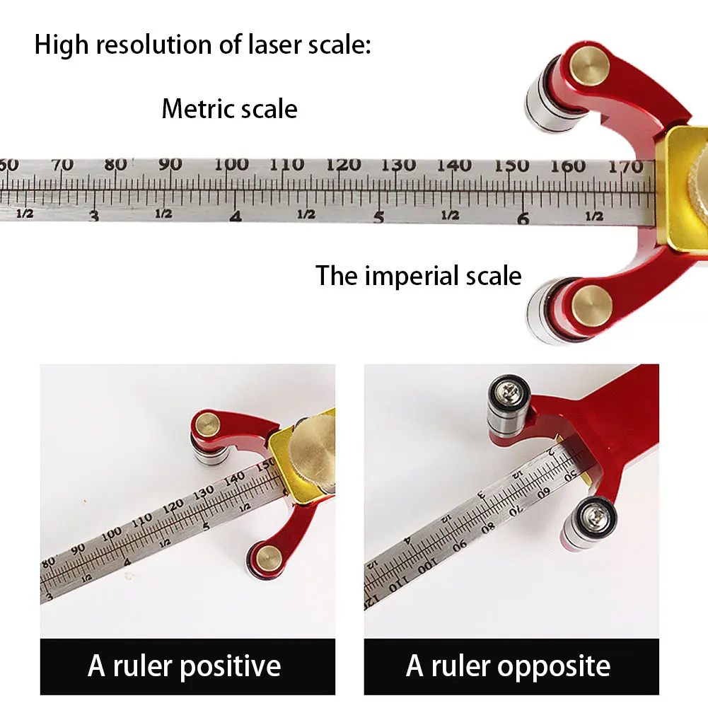 

Деревообрабатывающий инструмент для нарисовки, двойного назначения, многофункциональный нарисователь для рисования линий и дуг, нарисова...