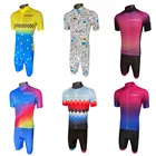 Велосипедный костюм из Джерси, мужские шорты-комбинезон, летние велосипедные шорты с коротким рукавом, женское розовое синее платье для горнолыжного спорта, одежда для езды на велосипеде
