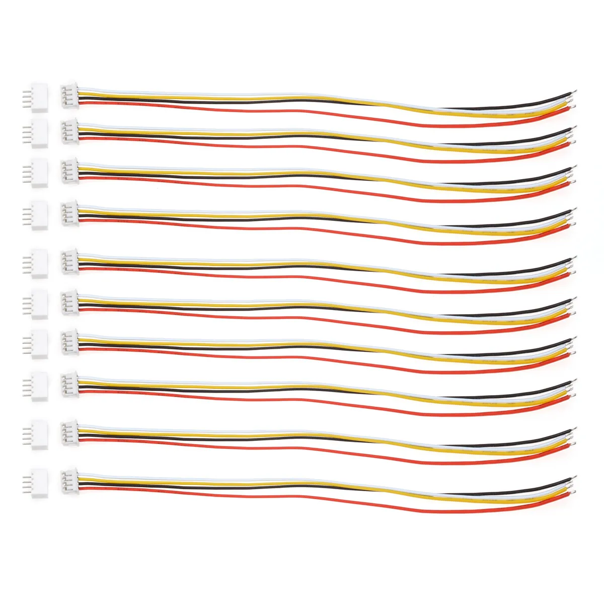 10 компл. SH 1 0 провод Кабельный разъем DIY SH1.0 JST 4Pin электронная линия одиночные