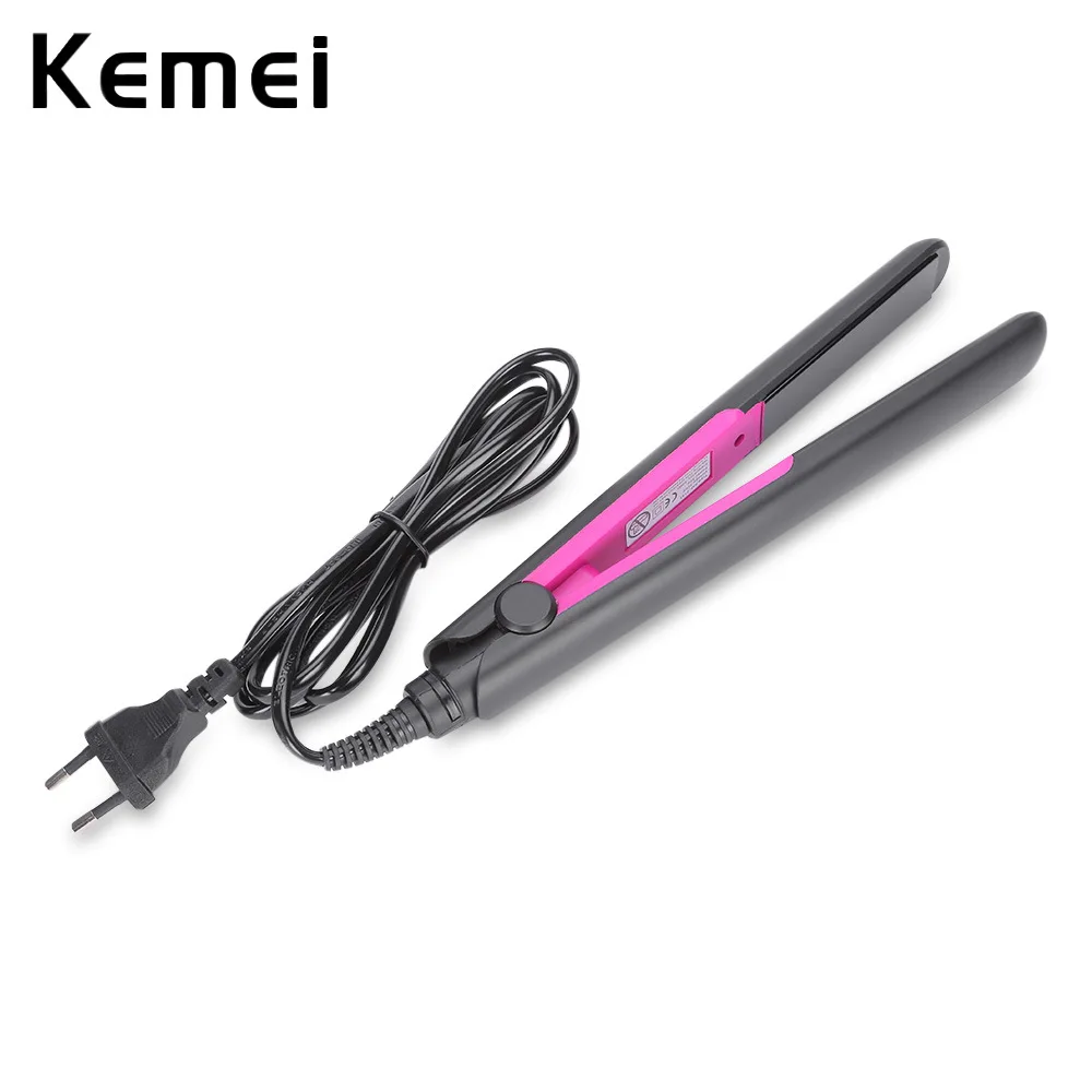Kemei профессиональная машинка для стрижки волос выпрямитель выпрямления утюжок