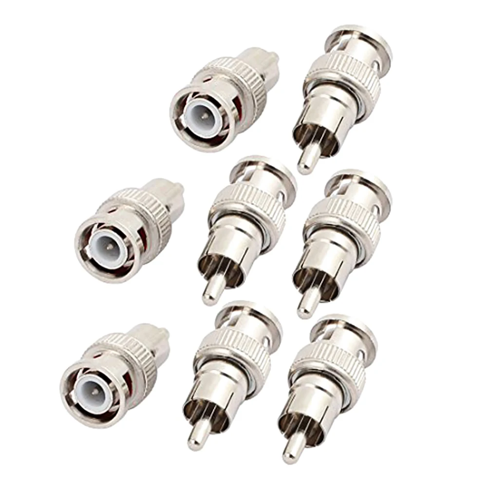 2/5/10PCS/lot BNC security system Male revolution RCA male Connectors Cable Adapters Coaxial | Transmission & Cables