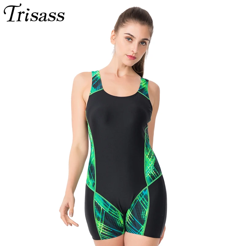 Trisass 2021 Новый профессиональный спортивный купальник для женщин с принтом боксеры