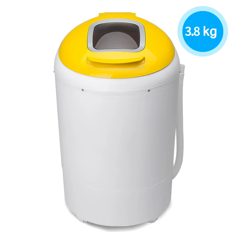 3.8Kg Semi-Automatic Single Bucket Mini Electric Washing Machine Household Purple Light Antibacterial Large Capacity Baby Washer