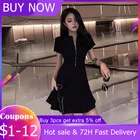 Женская одежда для ночного клуба, лето 2021, в стиле Хепберн, обтягивающее маленькое черное ретро-платье, Готическая Молодежная Сексуальная