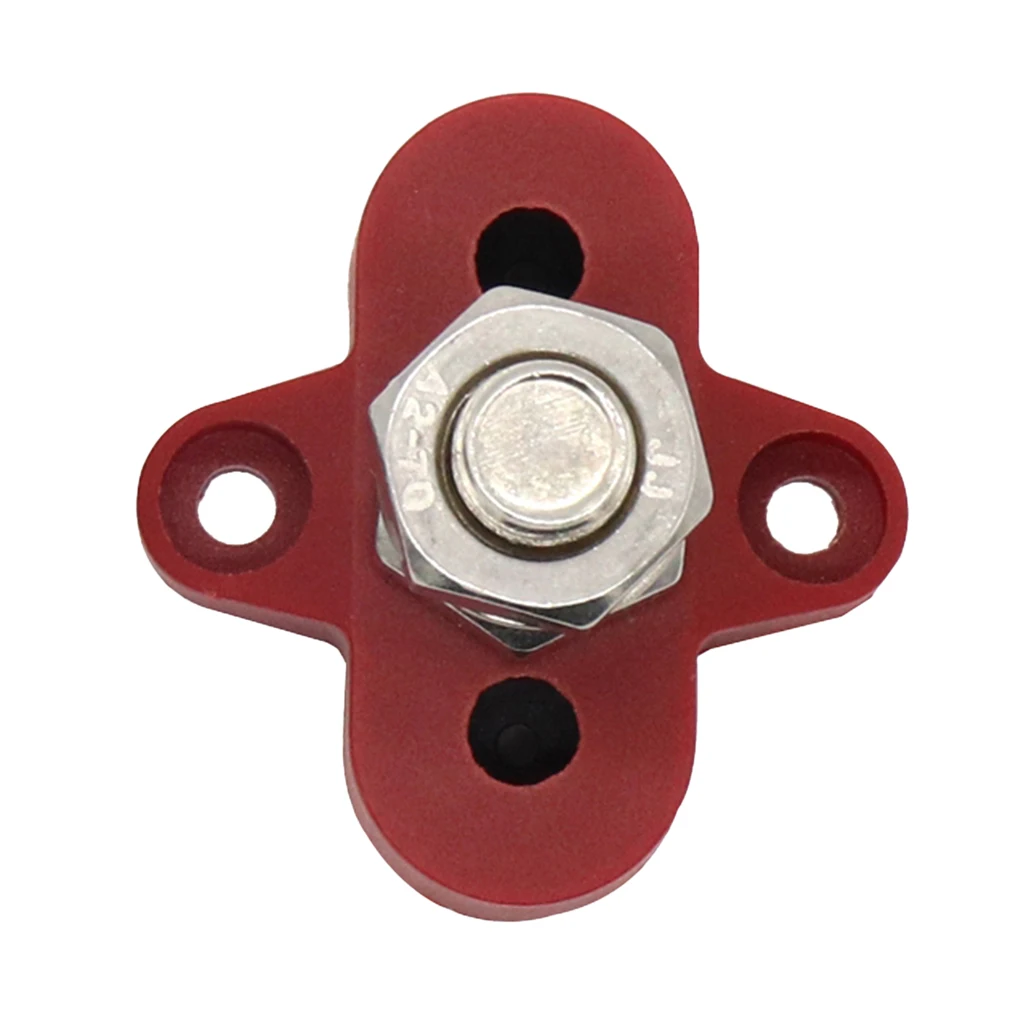 

Red Junction Block Power Post Stainless Steel Insulated Terminal Stud M10