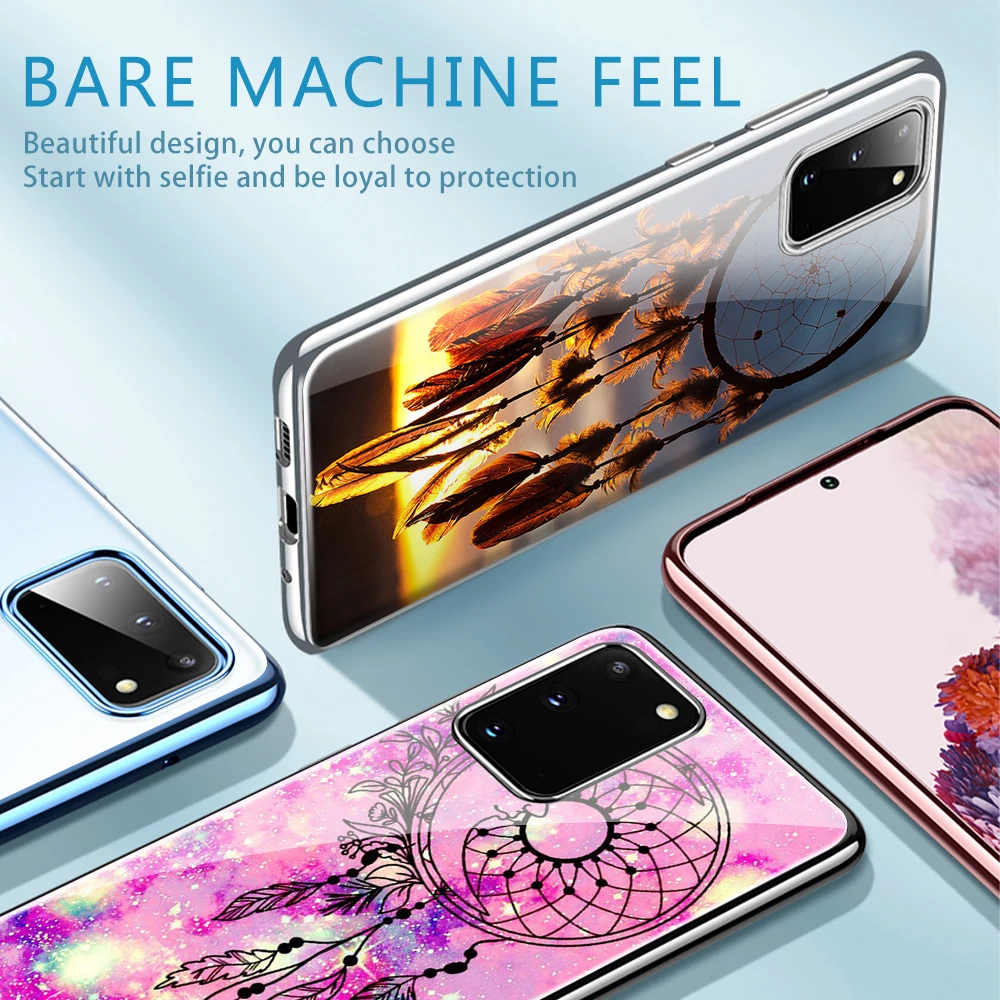 

Dreamcatcher Case for Samsung S21 S10 S9 S8 S20 Plus Ultra S10e A51 A50 A71 A70 A20E A21S A01 NOTE 20 10 9 8 Plus Soft TPU Funda