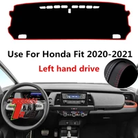 taijs factory casual sport classic leather car dashboard cover for honda fit 2020 2021 left hand drive