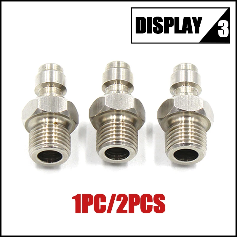 Пневматический быстроразъемный соединитель для пейнтбола штекер M10x1 8 мм фитинги