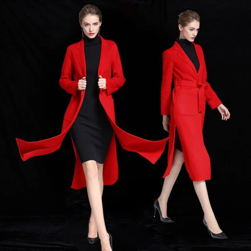 Зимнее шерстяное новое пальто женская шерстяная куртка корейские женские