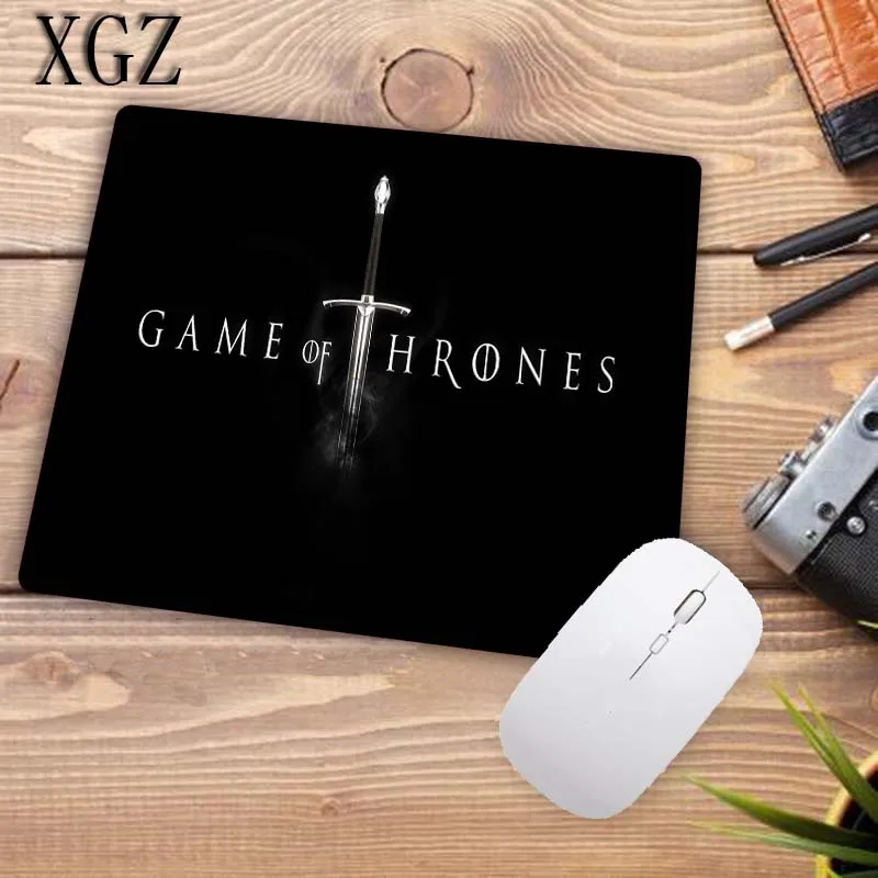 XGZ Игра престолов Песнь Льда и Огня резиновый Настольный коврик для мыши для ноутбука компьютерная клавиатура Коврик для мыши Размер коврика 18x22 см Продвижение - Цвет: 220X180X2MM