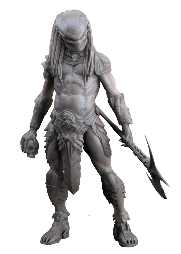

1/24 75mm 1/18 100mm Resin Model Figure Predator Unpaint No Color RW-062