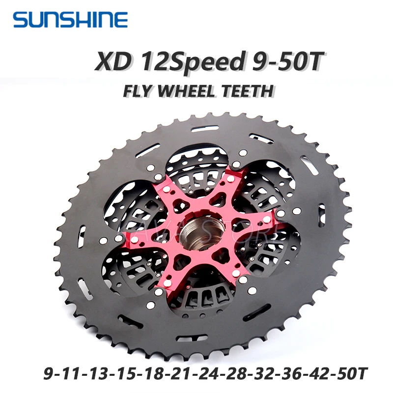 Кассета SUNSHINE XD 12 Скоростей 9-50T Звездочка для горного велосипеда SRAM GX EAGLE Freewheel |