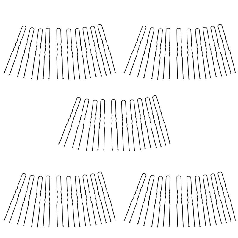 50pcs 10 Вт, 30 Вт, 50 шт 6 см Для женщин девочек шпильки заколка для волос кухонное завитое u-образный заколка для волос салон Сцепление Черный Инструменты для укладки волос - Цвет: 50pcs