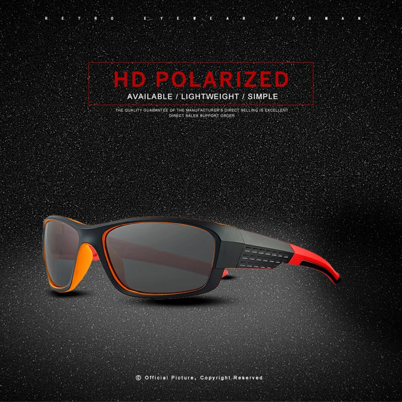 Поляризованные спортивные солнцезащитные очки поляризованные UV400 для вождения