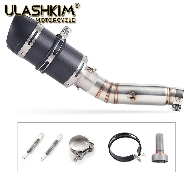 Выхлопная труба глушителя мотоцикла средняя без шнуровки для HONDA CBR400 CB500R CBR500R