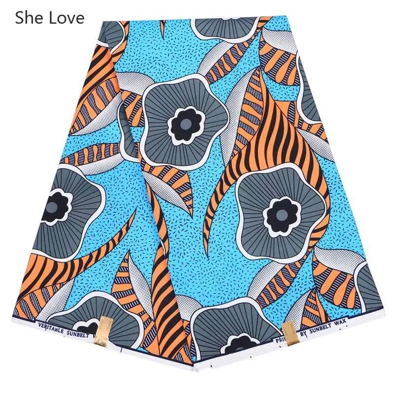 Женский воск с принтом Chzimade вечерний синий из полиэстера в африканском стиле 1