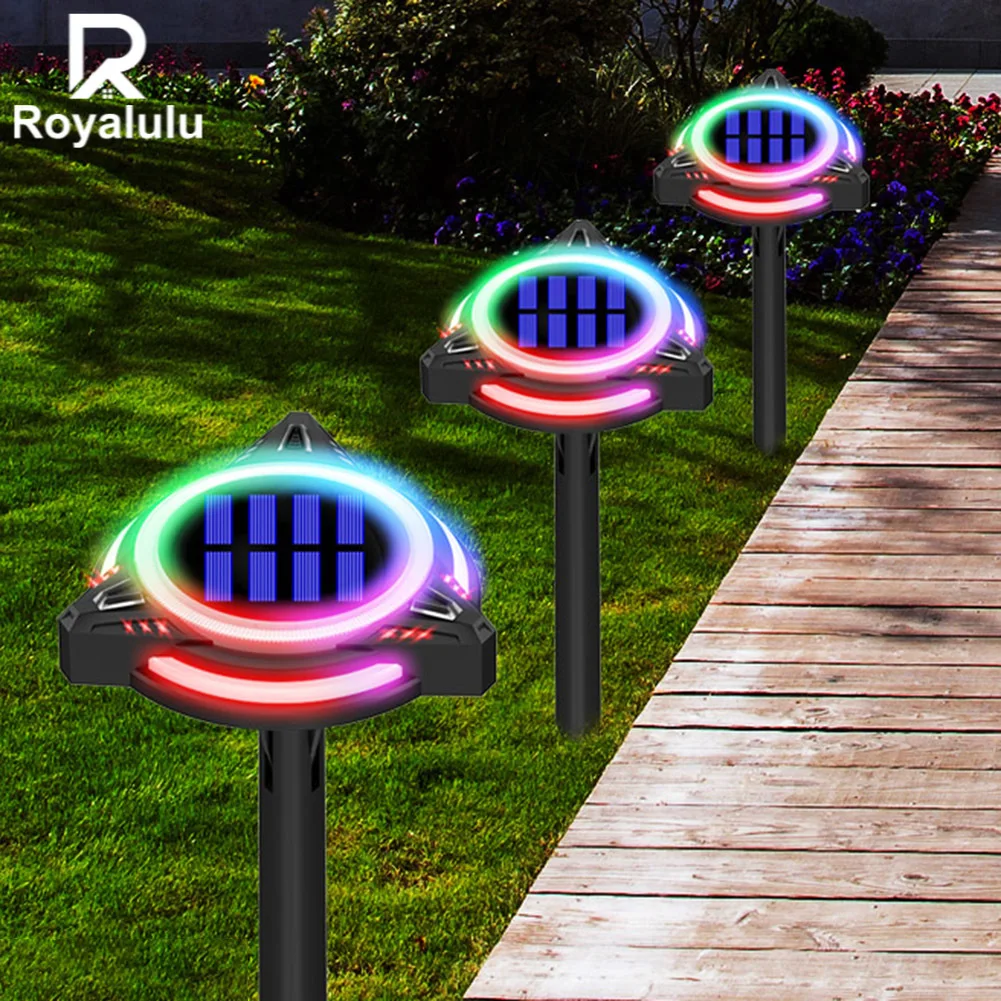 

Waterproof Ground Buried Lamp Outdoor Solar LED Lawn Light Garden Pathway Landscape Lights