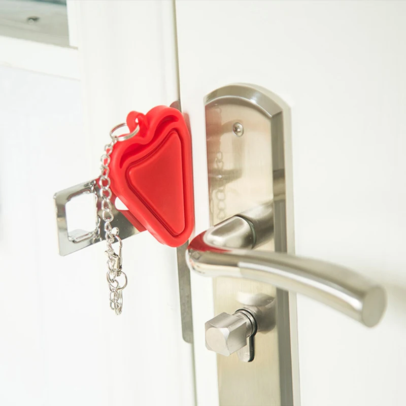 Портативный дверной замок безопасный прочный без отверстий съемная дверная