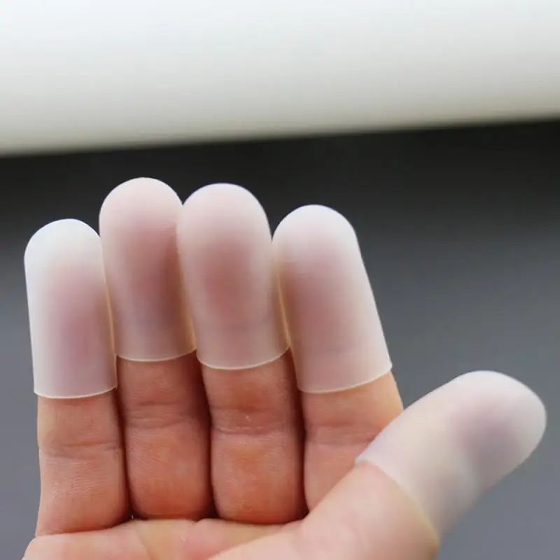 Силиконовые защитные колпачки для пальцев комплект скольжения 5 шт. - купить по