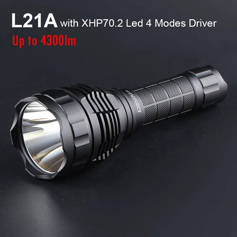 Вспышка светильник колонна L21A с XHP70.2 Led Внутри 4 режима 21700 фонарь Linterna фонарик 4300lm