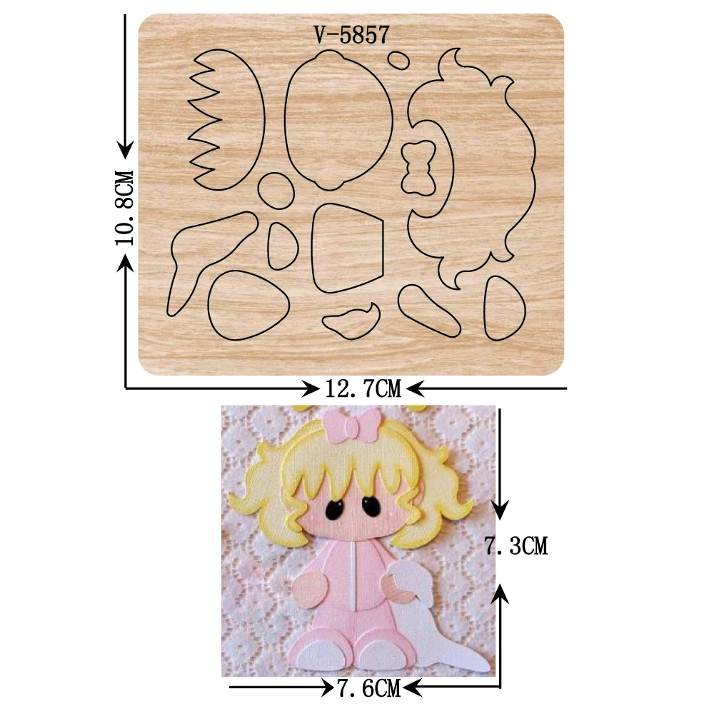 

New wooden dies cutting dies for scrapbooking Multiple sizes V-5857